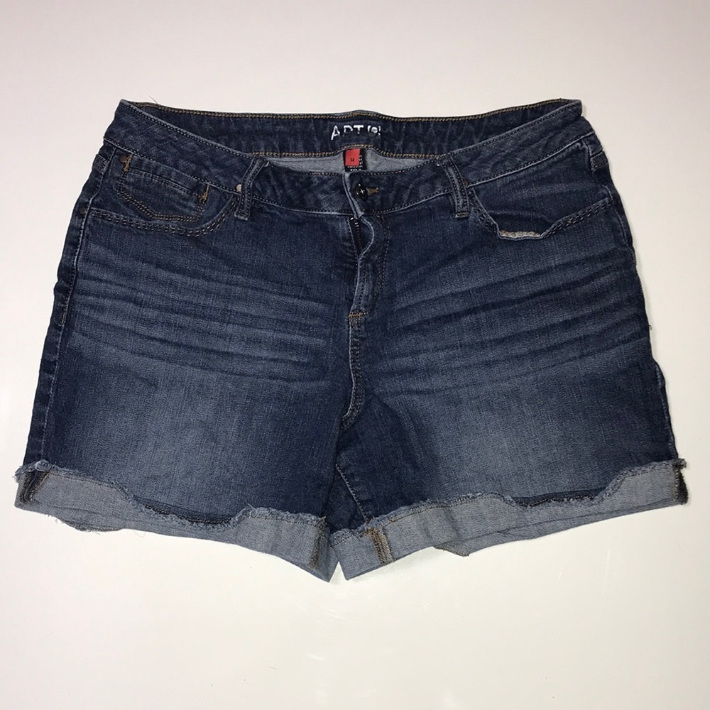 Apt 9 Shorts Denim Blue Size 14